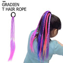 Girls Elastic Wig Hair Tie Ponytail Braider Children Twist Rope Hair Accessor