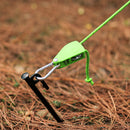 4mm 4m Rope Fastener Reflective Awning Wind Rope Fastener Adjustable for Camping