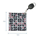 Oxford Cloth Square Golf Club Head Ball Cleaning Towel with Retractable Keych