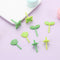 Dinnerware Cutlery Reusable Bud Fruit Fork Cake Scraper Four Leaf Clover