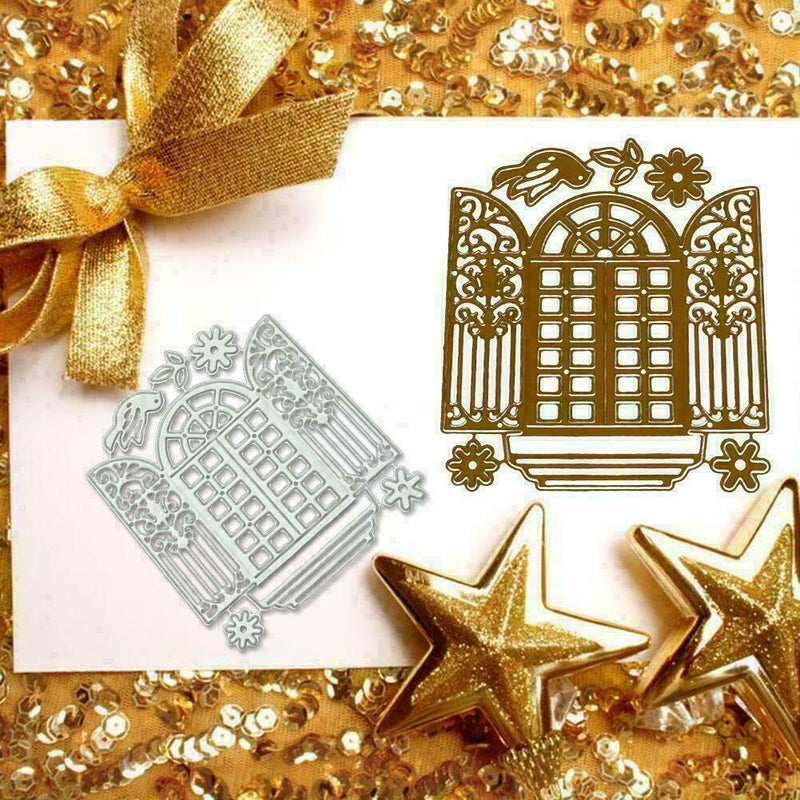Windows Metal Cutting Dies Stencil Scrapbooking Embossing Album Crafts