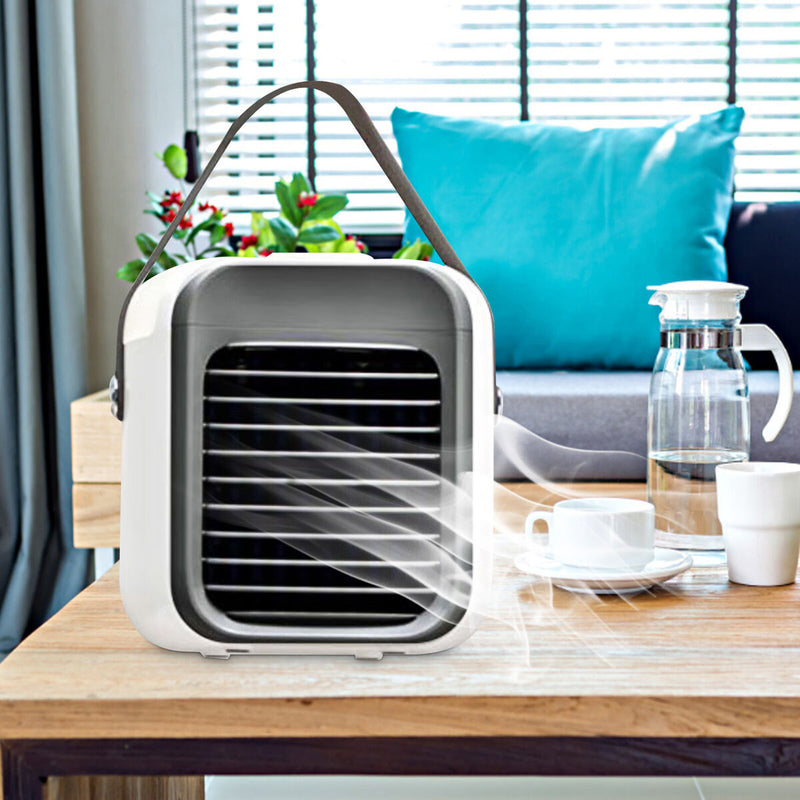 Personal Air Cooler Air Conditioner Desktop Cooling Fan Evaporative Humidifier
