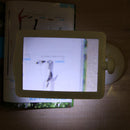 Portable 3X 180° Rotatable Desktop Reading Magnifier Glass with LED Light