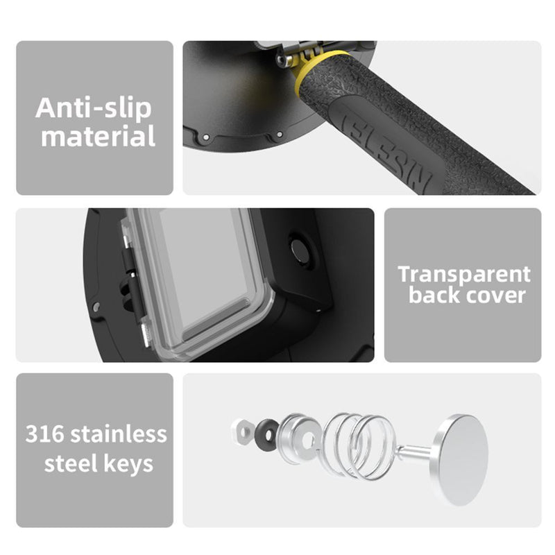Waterproof Case Dome Port Lens Cover Trigger Dome Cover For Gopro Hero 9 10