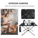 SUNDICK Folding Camping Table, Portable Foldable Square Table Desk for Fishing