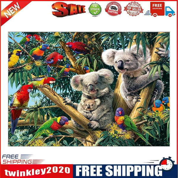 Diy 5D Diamond Painting Koala Cross Stitch Kits Embroidery Needlework Decor