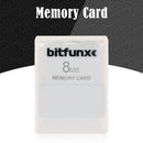 V1.966 Free McBoot 8MB Memory Cards for Sony PS2 Game Data Console (White) Newly