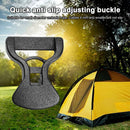 10pcs Camping Tent Rope Adjustment Buckle Canopy Tightening Fixing Clip Newly