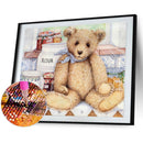 DIY Diamond Painting Kits Full Round Drill Cartoon Bear Mosaic Home Decoratio