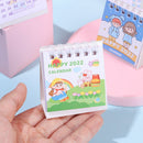 Organizer Yearly Agenda Portable Desktop Ornaments Cute Desk Calendar Mini