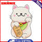 DIY Cross Stitch 11CT Stamped Cartoon Animal Canvas Kit Needlework Artwork Craft