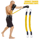 Bouncing Trainer Resistance Rope Fitness Boxing Stretching Stap (Yellow) Newly