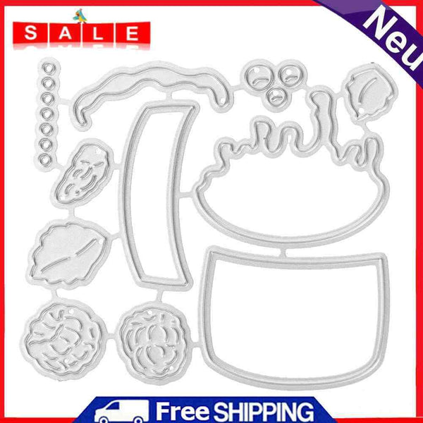 Cake Cutting Dies Stencils Scrapbook Embossing DIY Album Card Gift (GG0182)-2356