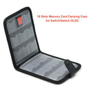 Memory Card Storage Pouch Wallet for Switch OLED 18 Slots Carrying Cases Hold