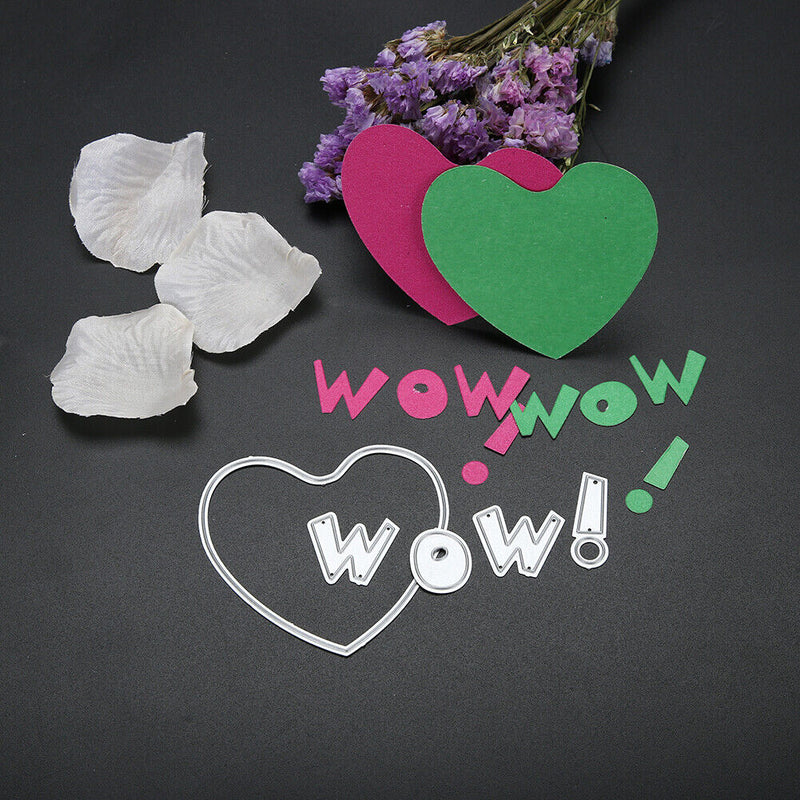 Cutting Die Decor Carbon Steel Heart Mother Craft Embossing - 133532