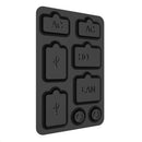 8/Set Game Console Dust Plug for NS OLED USB AC LAN HDMI-Compatible Cover Newly