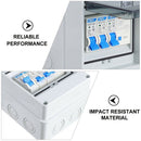 and 2x MCB IP54 Enclosure Garage Consumer Unit Fuse Box Circuit Breaker 5 Way