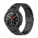 Stainless Steel Watch Strap for Amazfit T-Rex Pro/Amazfit T-Rex (Black) Newly