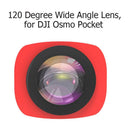 High Transmittance 120 Degree Wide Angle Lens for DJI Osmo Pocket Camera Newly