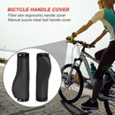 1 Pair PVC Anti-Skid Mountain Bike Ergonomic Handleable Grips Cover with Plugs