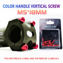 6pcs Bike Stem Bolts M5x18mm Allen Head MTB Stem Screws w/ Washer (Red) Newly