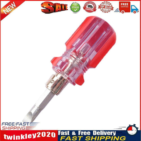 2 in 1 Dual Use Telescopic Screwdriver Cross Straight Ratchet Screwdriver Newly
