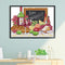 Cross Stitch Printed Embroidery DIY Needlework 14CT Stamped (J457 Wine)