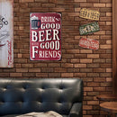 Drink Beer Retro Metal Plate Tin Sign Plaque Poster Wall Art for Club (2)