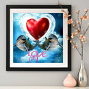 DIY Diamond Painting Kit Love Dolphin Full Round Drill Picture Handicrafts Newly