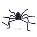 150cm LED Artificial Spider Scary Props Glowing Spiders Halloween Decoratio