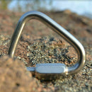 Strong Screw Lock Triangle Metal Carabiner Clip Snap N8C4 Loaded Karabiner X4D4