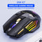 iMice GW-X7 7 Buttons Rechargeable RGB Wireless Mute Ergonomic Gaming Mouse