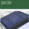 Solar Fence Post LED Cap Light Waterproof Street Garden Lamp (Warm White)