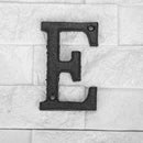 Metal Letters Cast Iron House Sign Doorplate DIY Cafe Wall Decoration (E) Newly