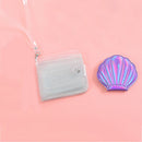 PVC Clear Wallet Women Transparent Glitter Coin Purse Mini Money Card Holder