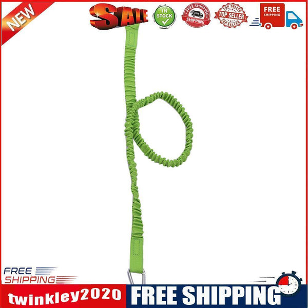 2pFishing Rod Pole Coiled Lanyard Cord Tie Rope Rowing Boat Accessory Green