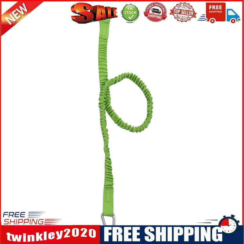 2pFishing Rod Pole Coiled Lanyard Cord Tie Rope Rowing Boat Accessory Green