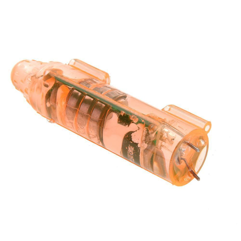 Underwater Mini Fish Attraction Indicator Lure LED Flashing Light(Orange)