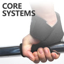 1Pair Weightlifting Hand Belt Anti-Slip Sport Fitness Wrist Straps (Black) Newly