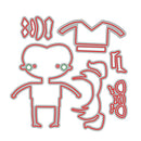 Baby Girl Smile Clear Cutting Dies Stencil DIY Scrapbooking Template Gift-200589