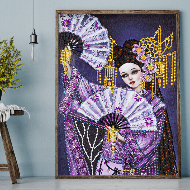 5D DIY Part Special Drill Diamond Painting Ancient Style Beauty Drawing Kit