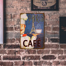 Retro Poster Tin Sign Painting Chef Coffee Wall Art for Cafe Bar Club Shop