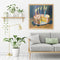 Oil Paint by Numbers Cake Canvas Artwork Living Room Picture Art Decoration Kit