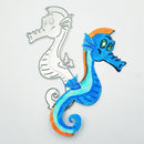 Metal Cutting Dies Stencils for DIY Scrapbooking Photo Album Hippocampus