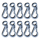 10pcs Mini Carabiner Keychain Climbing Spring Buckle EDC Survival Equipment