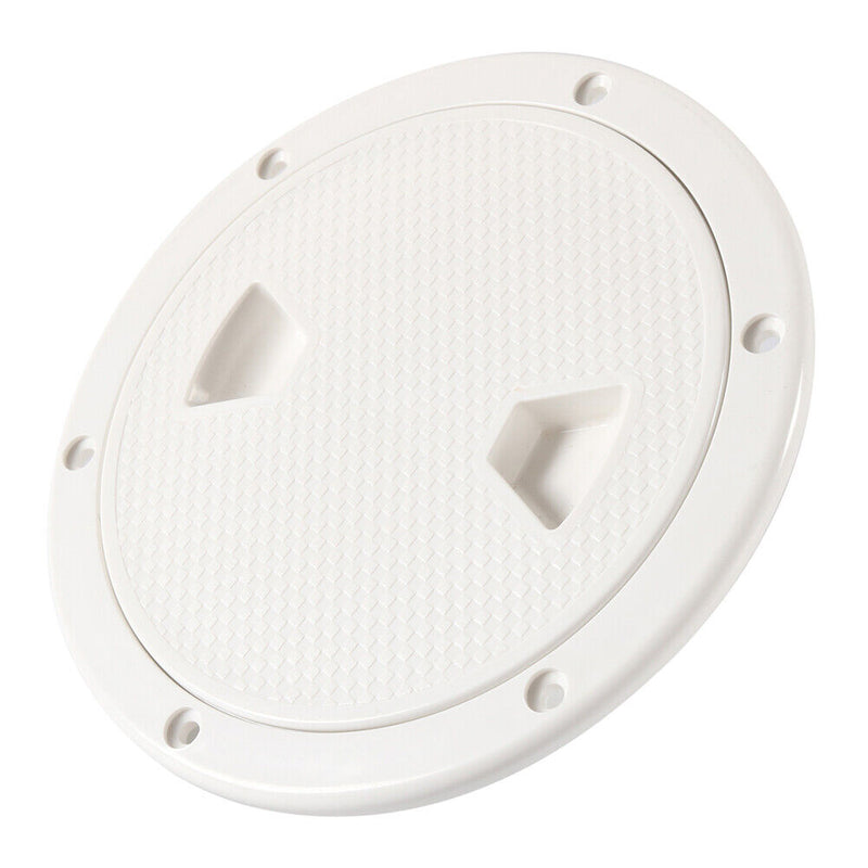 Round Deck Inspection Access Hatch Cover Boat Screw Out Deck Plate (6 inch)