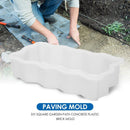DIY Paving Mould Wave Border Reusable Garden Path Concrete Stone Road Molds