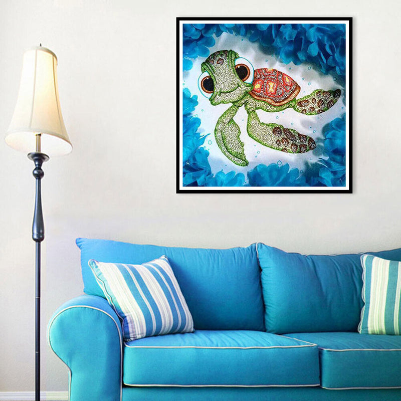 5D DIY Full Drill Diamond Painting Tortoise Cross Stitch Mosaic Home Decor Kit