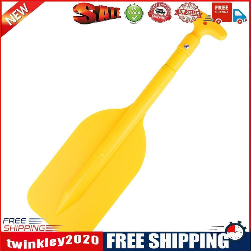 Retractable Portable Telescope Rafting Boat Paddle for Water Sport (Yellow)