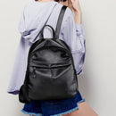 Fashion Leather Women Backpack Shoulder Bag for Teenager Girls Student Daypack